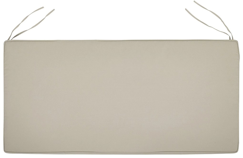 Almofada para banco de jardim taupe 152 x 54 x 5 cm VIVARA Beliani