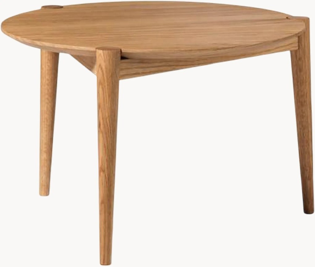 Mesa de centro redonda em madeira de carvalho D102 Søs