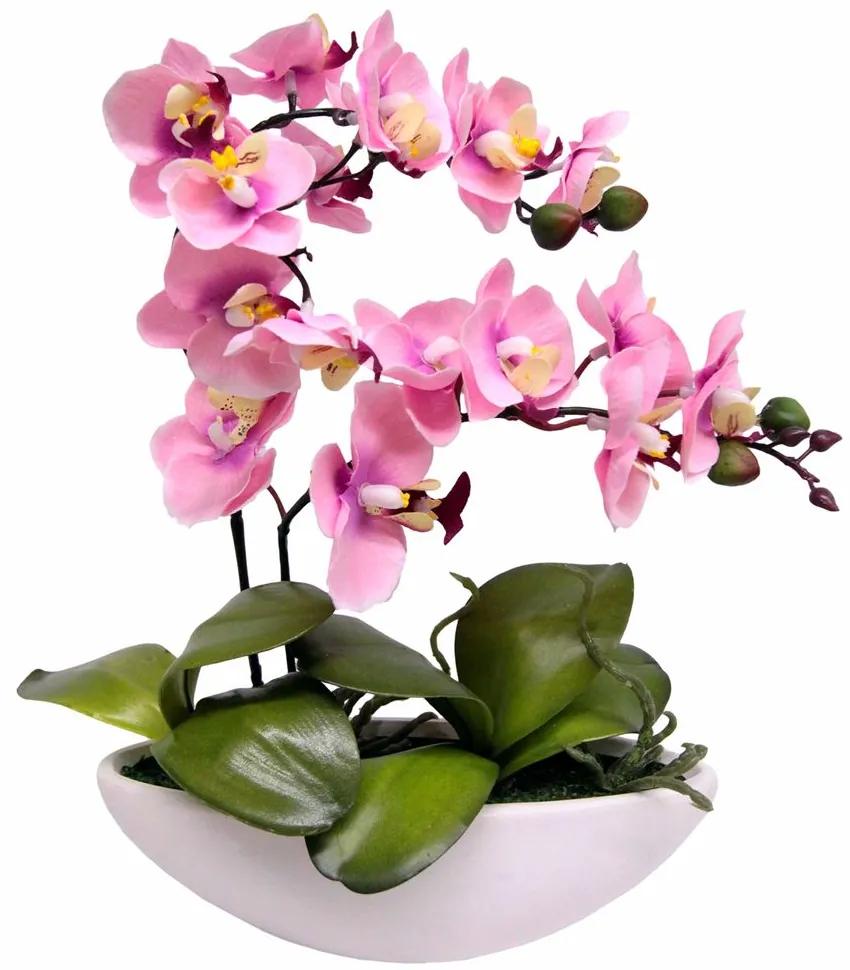 Ramalhetes Orquídea Cor de Rosa (27 cm) (Recondicionado D)