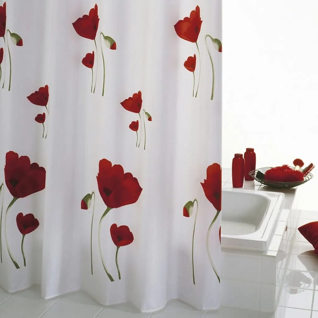 Cortina de duche Mohn 180x200 cm