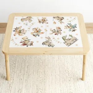 Autocolante de mesa IKEA FLISAT - Animais em aviões