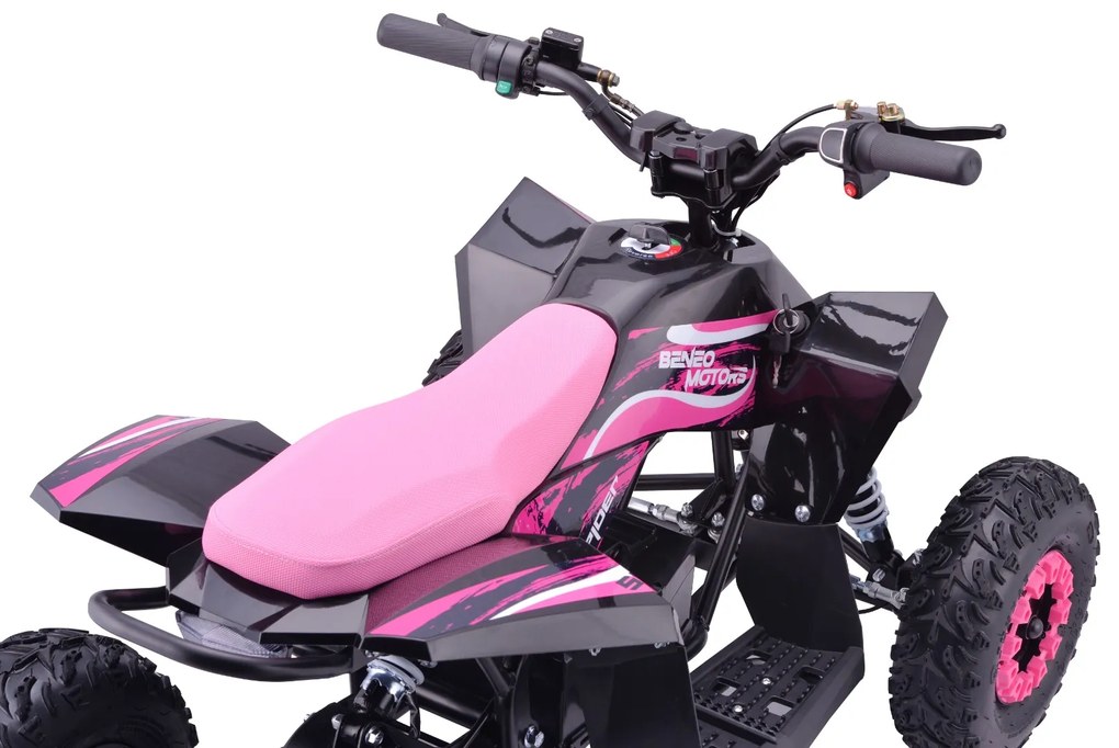 Moto 4 elétrica para crianças Motors SPIDER 1000W Rosa