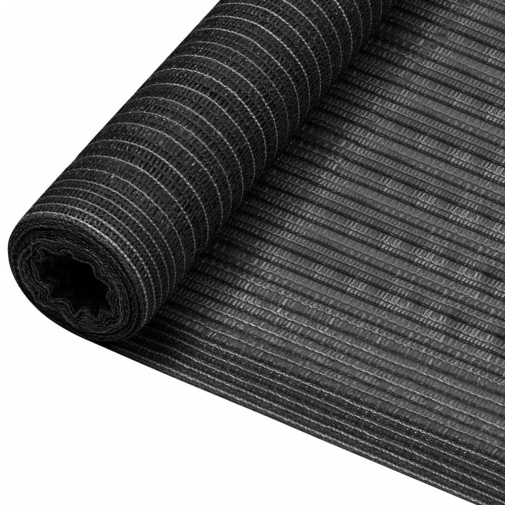 149297 vidaXL Rede de ocultação p/ privacidade PEAD 150g/m² 3,6x25m antracite