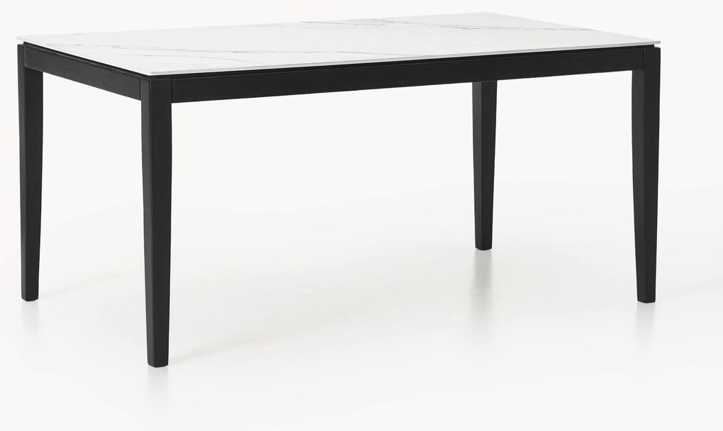Mesa de jantar com tampo com aspeto de mármore Jackson, vários tamanhos