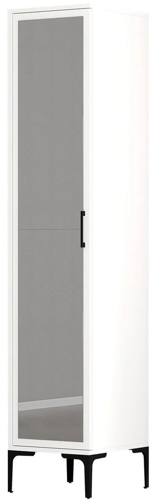 Roupeiro Kumsal R – Branco – 40 cm x 47,5 cm x 201,4 cm