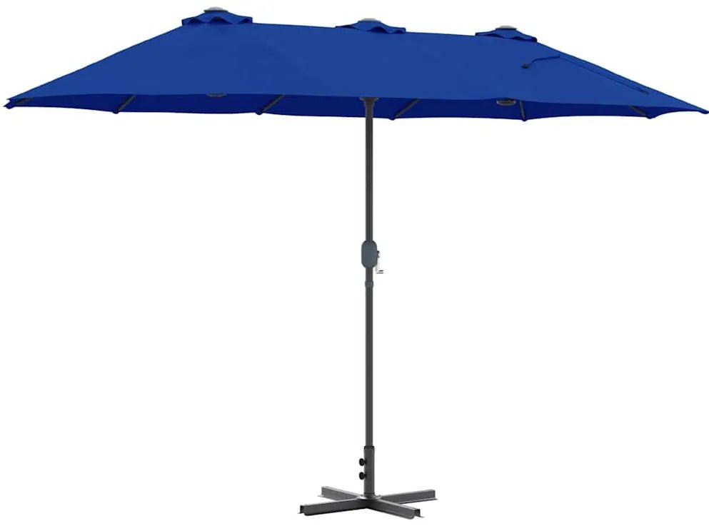 Guarda-sol de Jardim Azul 380 x 196 x 235 cm