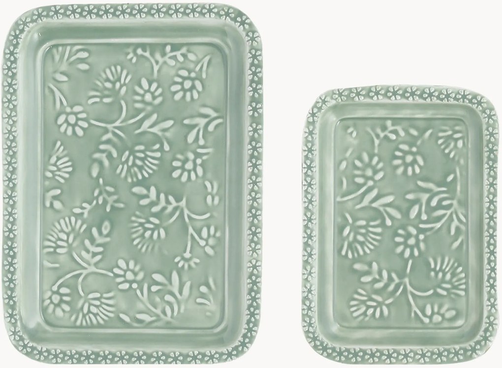 Tabuleiros de servir Baroque, conjunto de 2