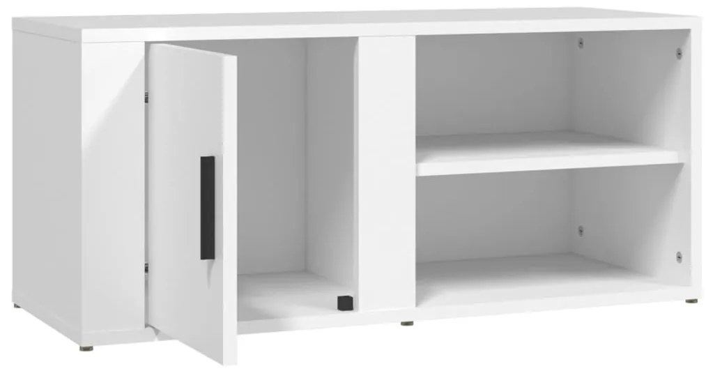 Móveis TV 2pcs 80x31,5x36 cm derivados de madeira branco