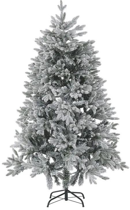 Árvore de natal com efeito de neve branca 180 cm FORAKER Beliani