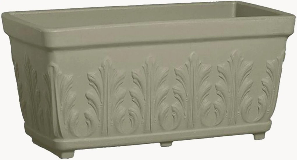 Vaso para exterior Cassetta Fogliata, Alt 27 cm