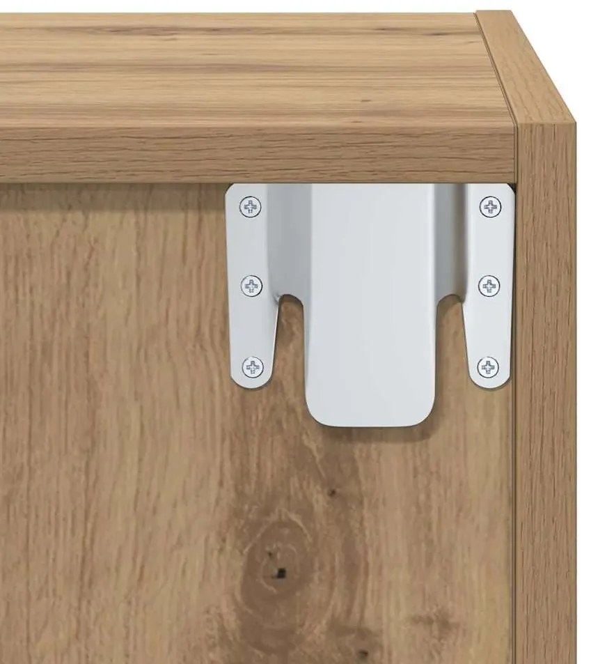 Gabinete para TV carvalho artisiano 37 x 37 x 72 cm