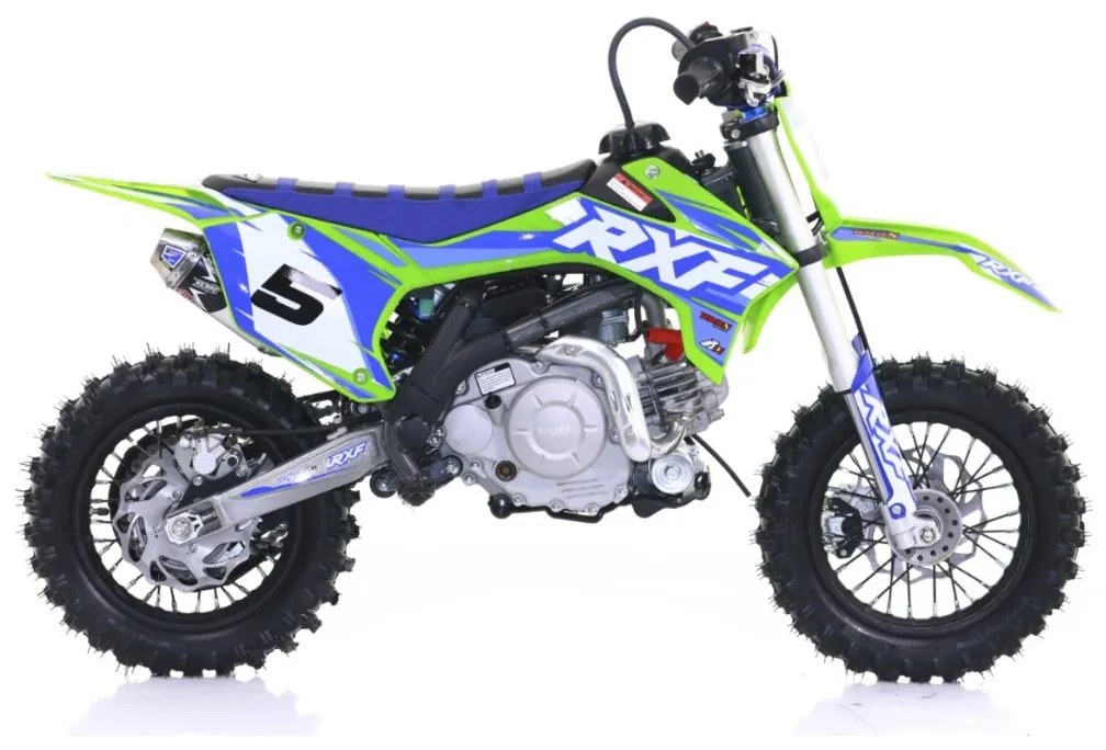 Mini MOTO Crianças CROSS Gasolina automática 50cc Apollo RXF 10/10" Verde