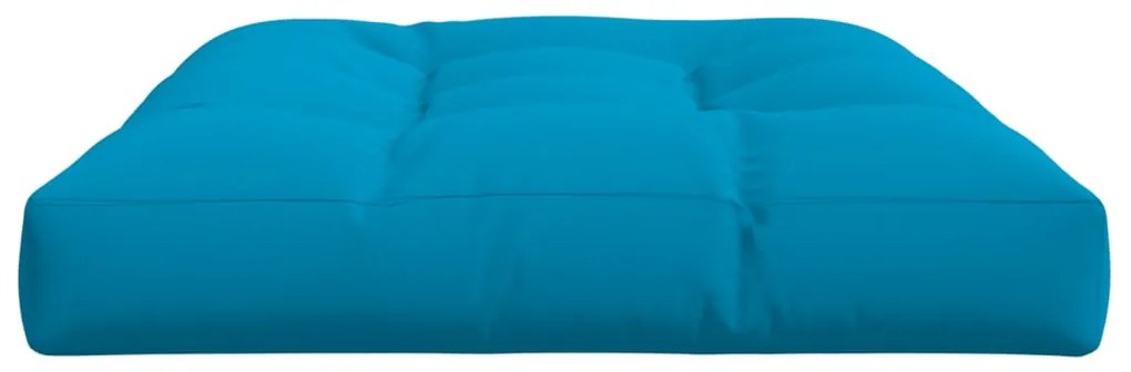 Almofadão para sofá de paletes 120x80x12 cm tecido azul