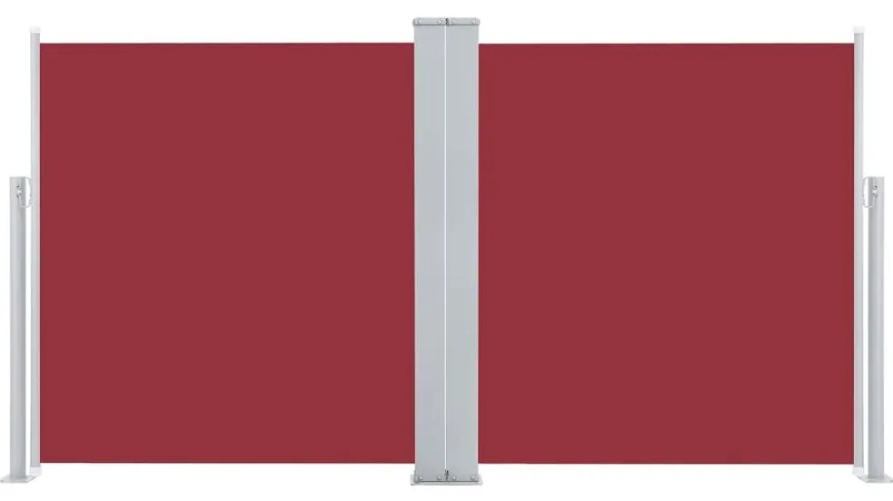 Toldo lateral retrátil 120x600 cm vermelho