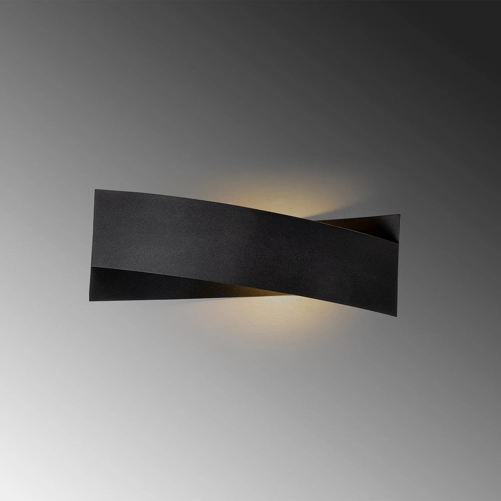 Candeeiro de Parede 7156 – Preto – 31 x 10 x 11 cm