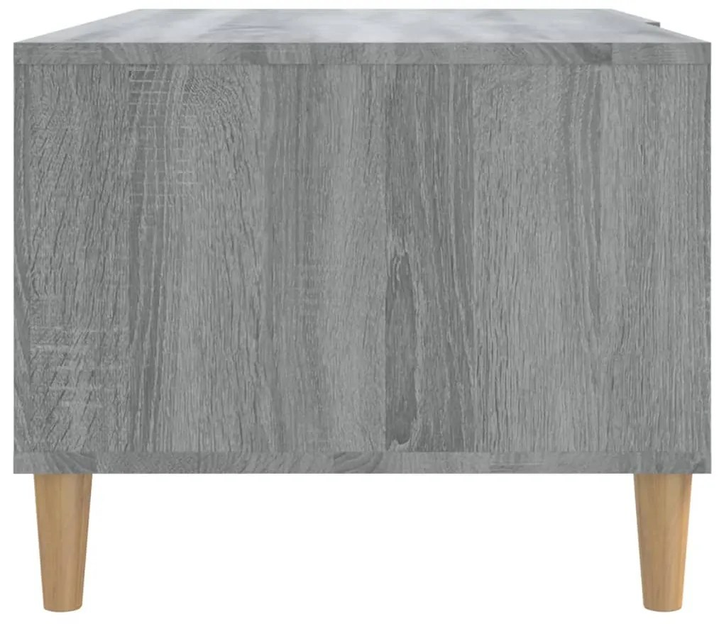 Mesa de centro 89,5x50x40 cm derivados madeira cinzento sonoma