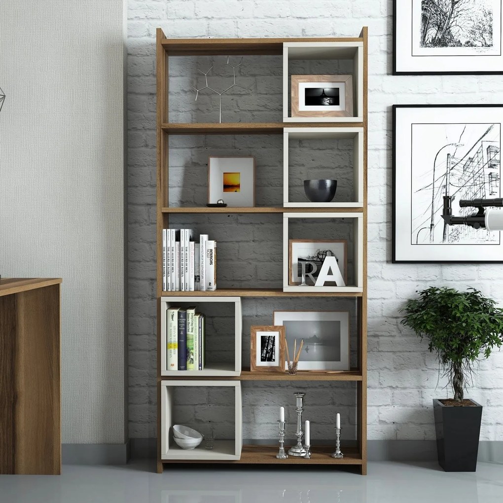 Estante Box – Nogueira – 80 cm x 170 cm x 22 cm