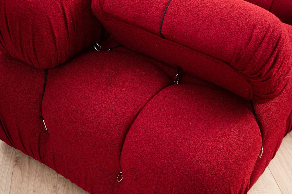 Sofá de Canto Bubble – Vermelho – 288 cm x 190 cm