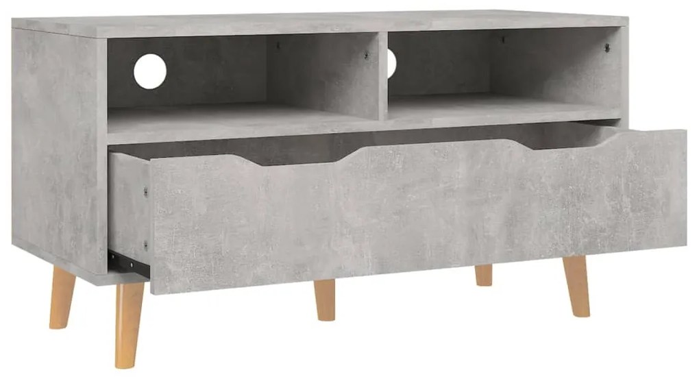 Móvel de TV 90x40x48,5 cm derivados de madeira cinza sonoma