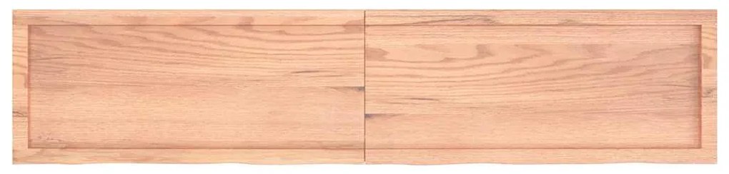 Prateleira de parede 180x40x(2-6) cm carvalho tratado castanho