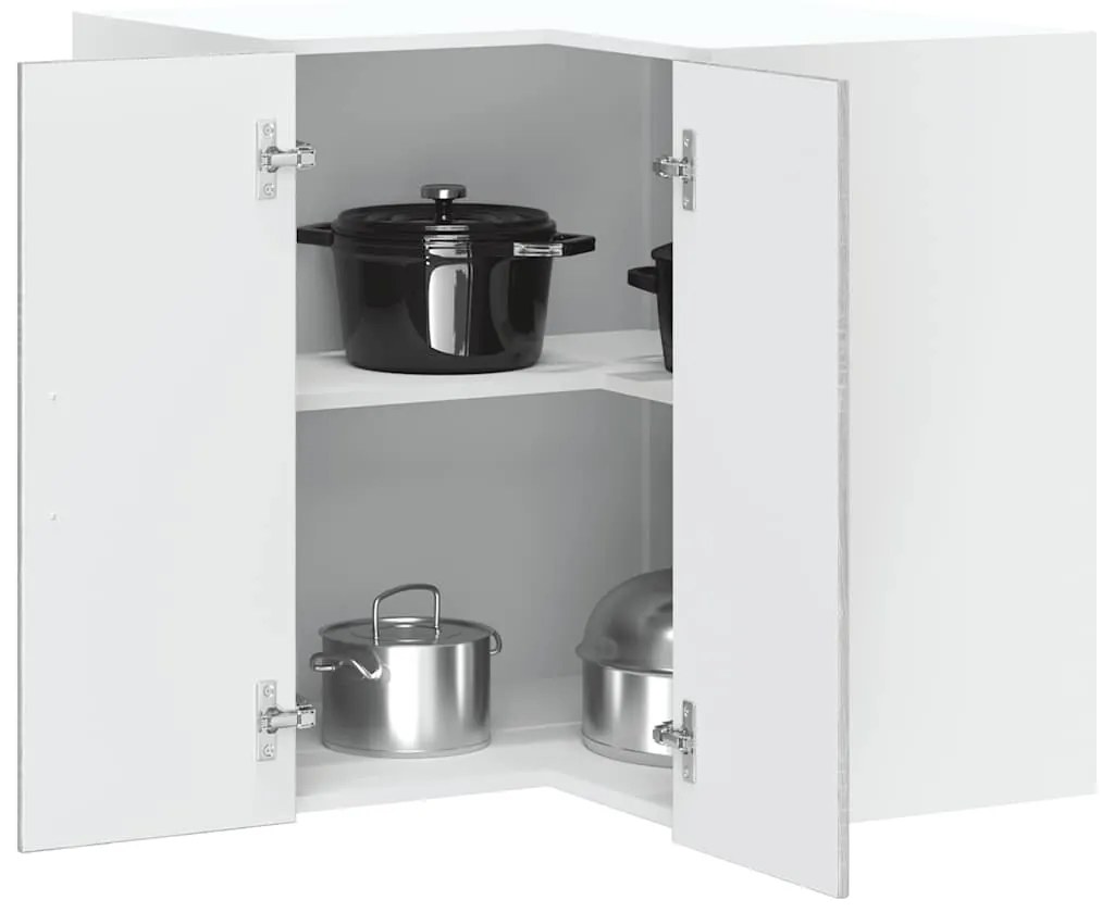 vidaXL Cozinha Armário de canto de parede Kalmar derivados de madeira