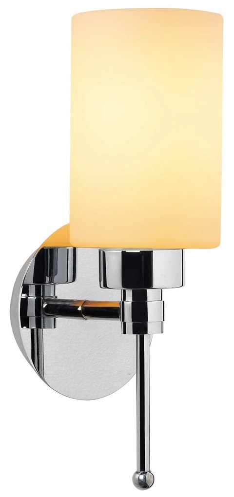 Aplique de Parede Balcova – Prateado – Diâmetro 12 cm, Altura 32 cm