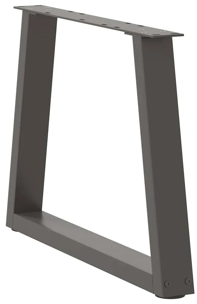Pés para mesa de centro em forma de V, 2 peças, antracite, 60x (42-43,