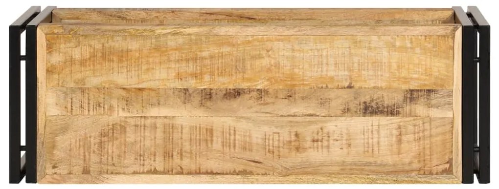 Móvel de TV 90x30x40 cm madeira de mangueira maciça