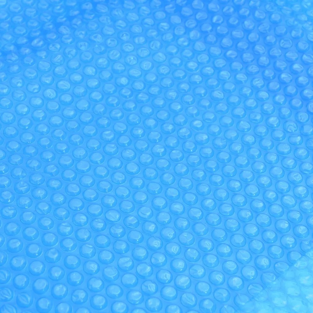 Película para piscina PE solar flutuante redondo 381 cm azul