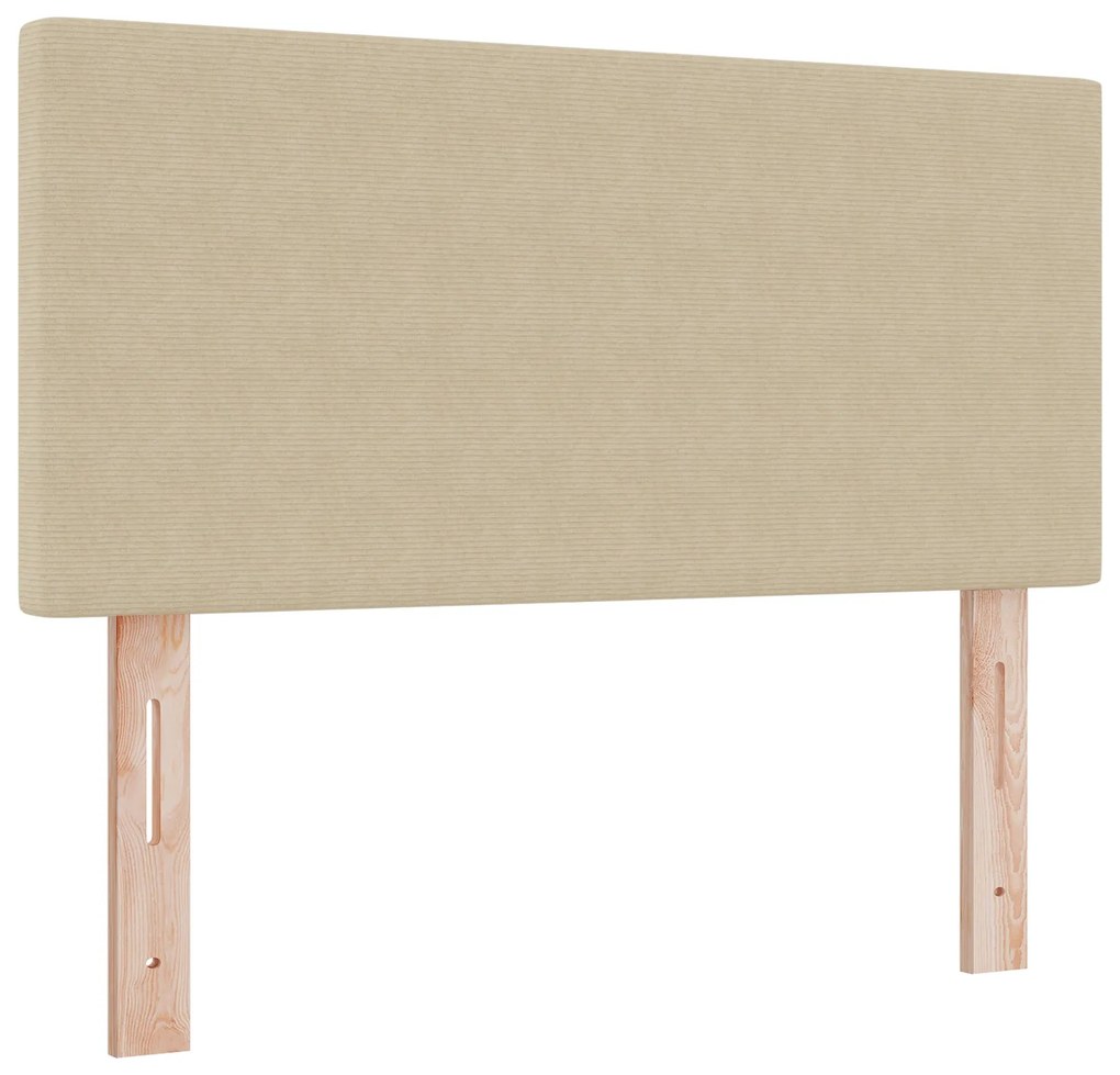 Cama Box Spring com Colchão Verde Claro Cinza 90x200 cm Tecido de Velu