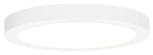 Foco de encastrar o superficie branco 22 cm com LED 3 passos dim para aquecer - TRANS Moderno