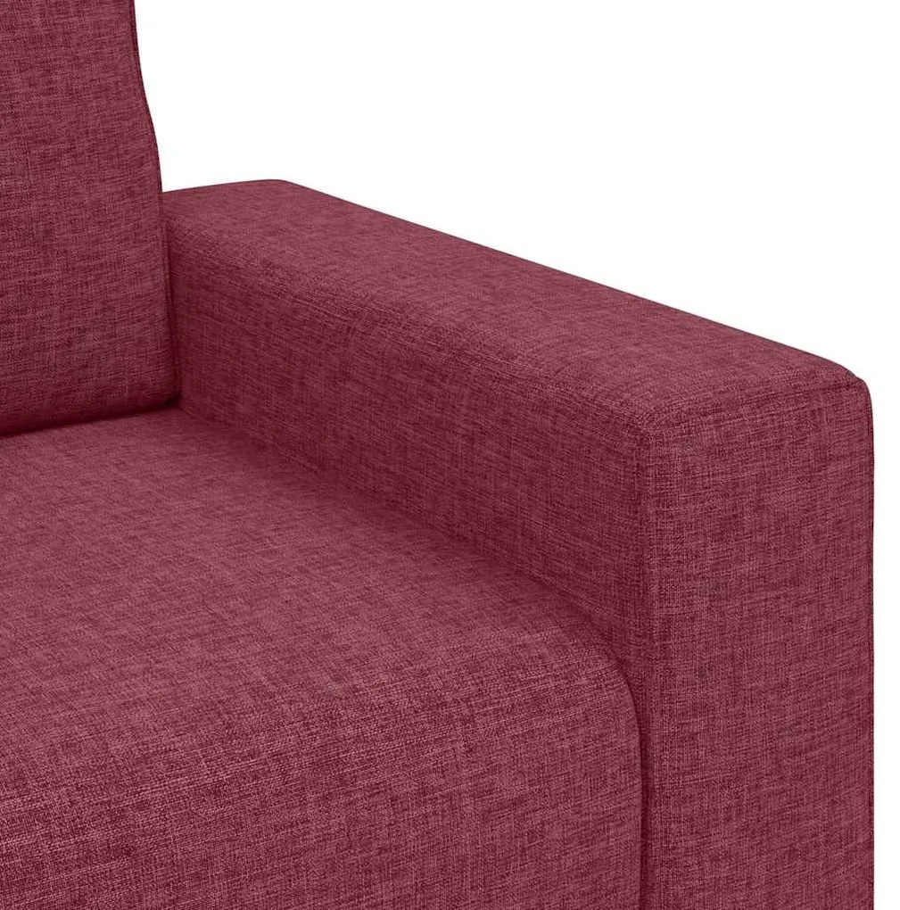 Poltrona 60 cm tecido vermelho tinto