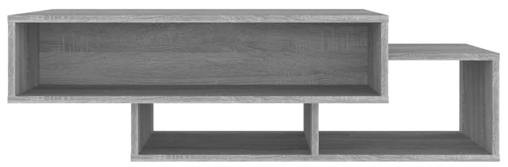 Mesa de centro 105x55x32cm derivados de madeira cinzento sonoma