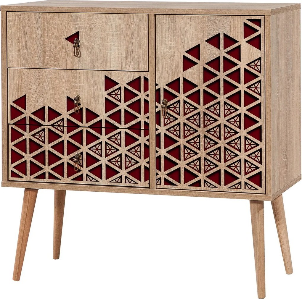 Cómoda Verybox – Carvalho Sonoma – 90x90x40 cm