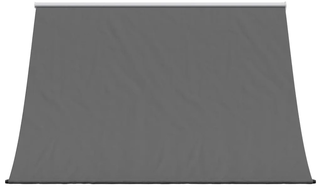 Toldo retrátil 250x150 cm tecido e aço antracite