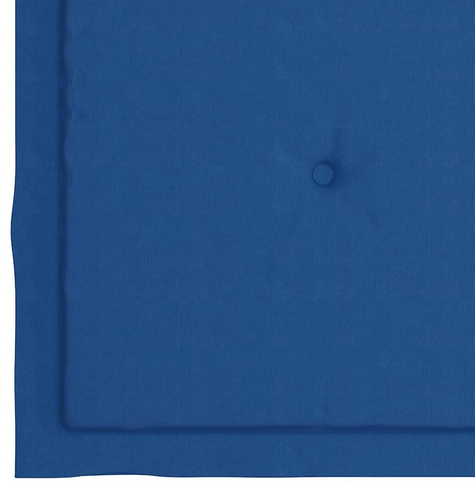 3 pcs conj. jantar dobrável exterior c/ almofadão teca maciça