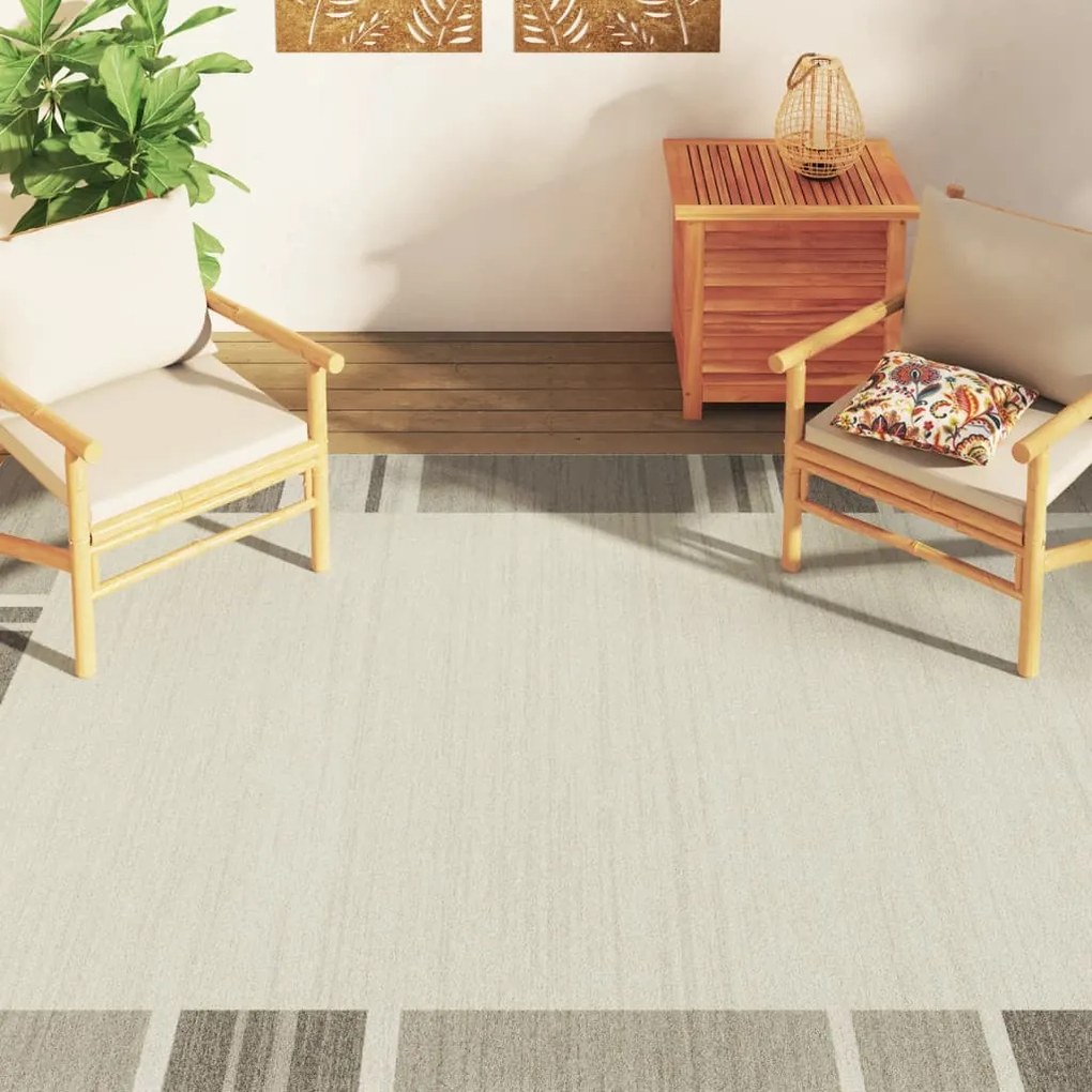 Tapete pelo curto antiderrapante int./ext. 190x300 cm multicor