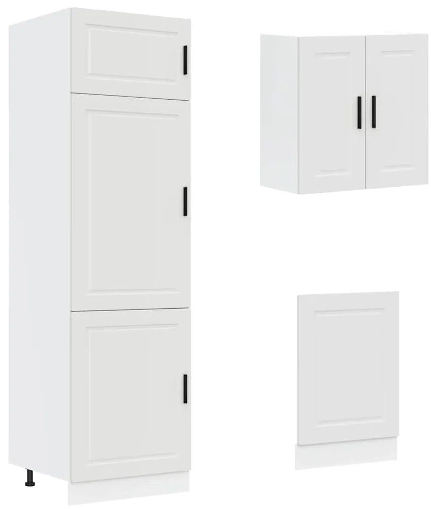 8 peças armário de cozinha conjunto Kalmar branco