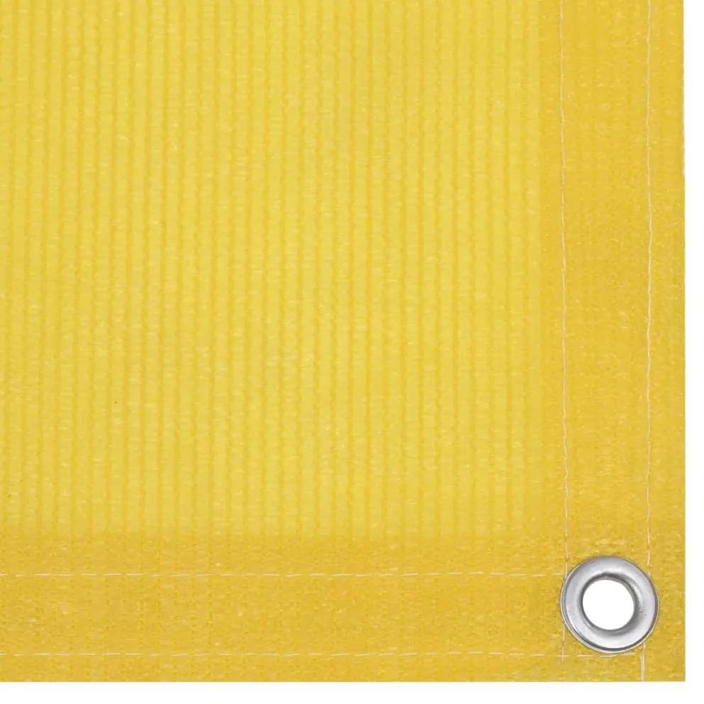 Tela de varanda 120x400 cm PEAD amarelo