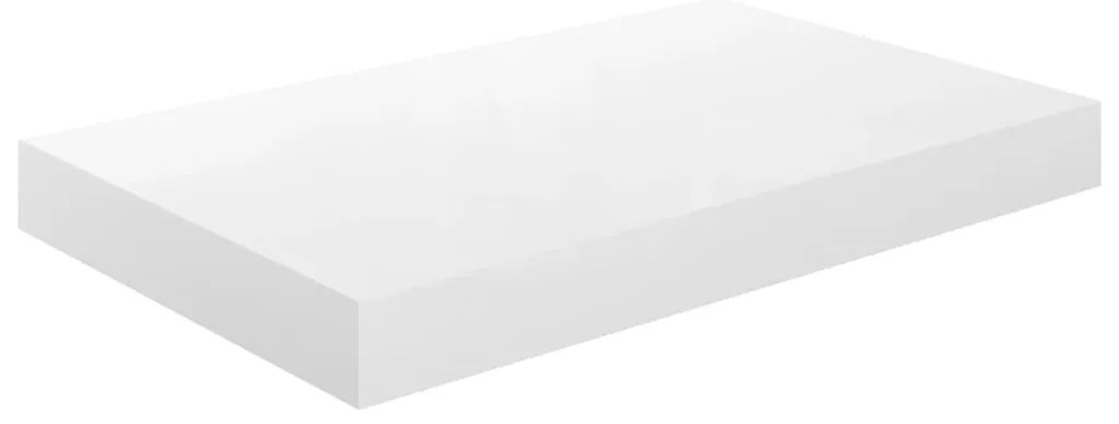 Prateleiras de parede suspensas 2 pcs 40x23x3,8cm MDF branco