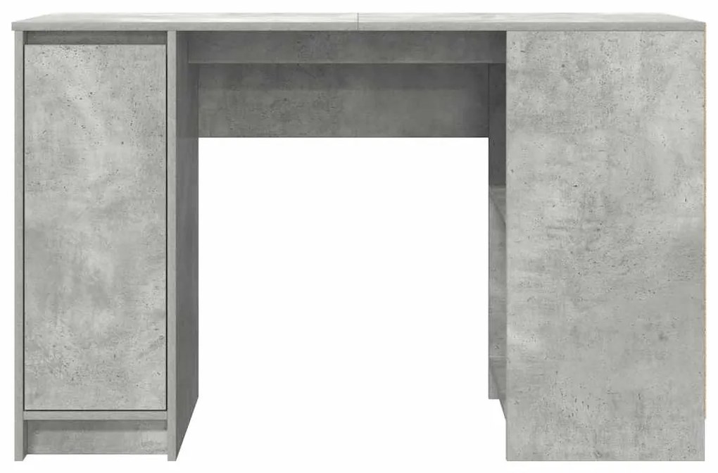 Secretária 120x42x76 cm derivados de madeira cinza cimento