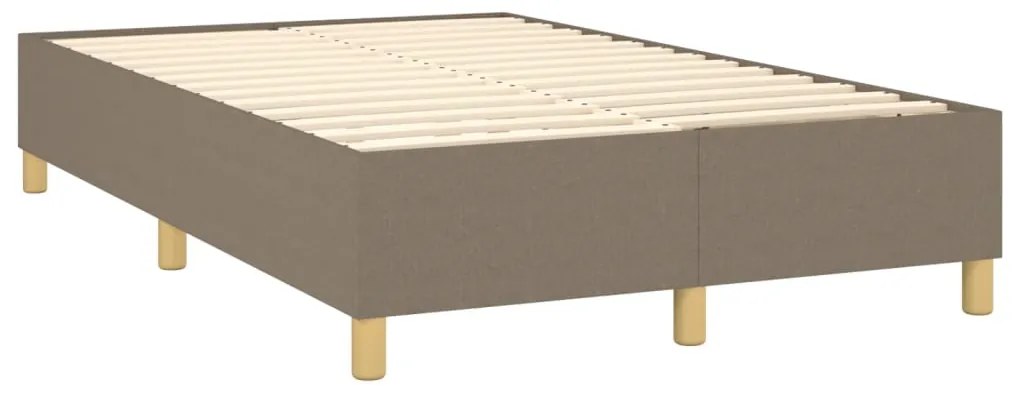 Estrutura cama sem colchão 120x200 cm tecido cinza-acastanhado