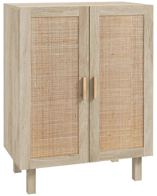 Aparador Dorte de 2 Portas de 73 cm em Vime - Design Natura