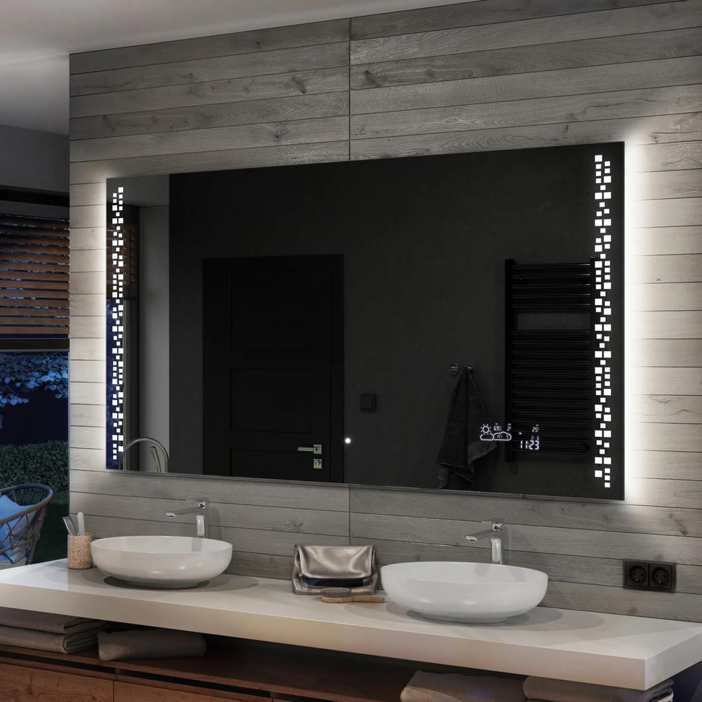 Espelho com iluminação LED L38 para casa de banho