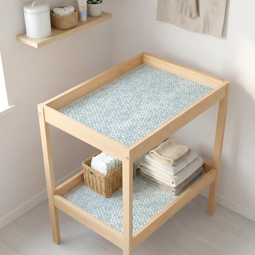 Autocolante IKEA SNIGLAR para o muda-fraldas - Padrão geométrico