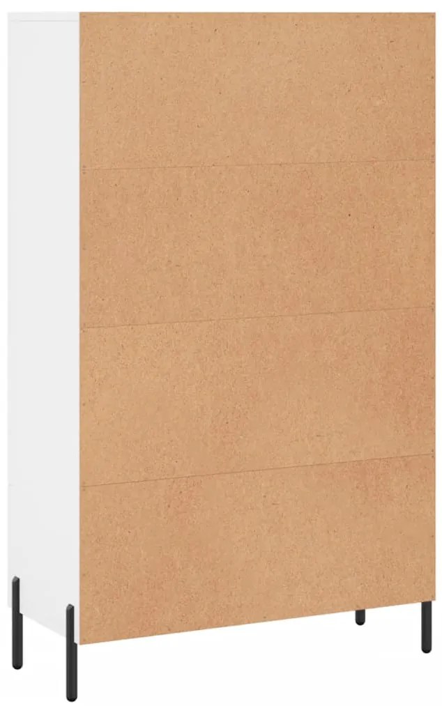 Aparador alto 69,5x31x115 cm derivados de madeira branco