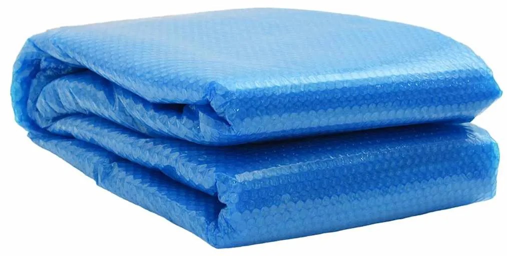 Cobertura retangular para piscina 600x400 cm PE azul
