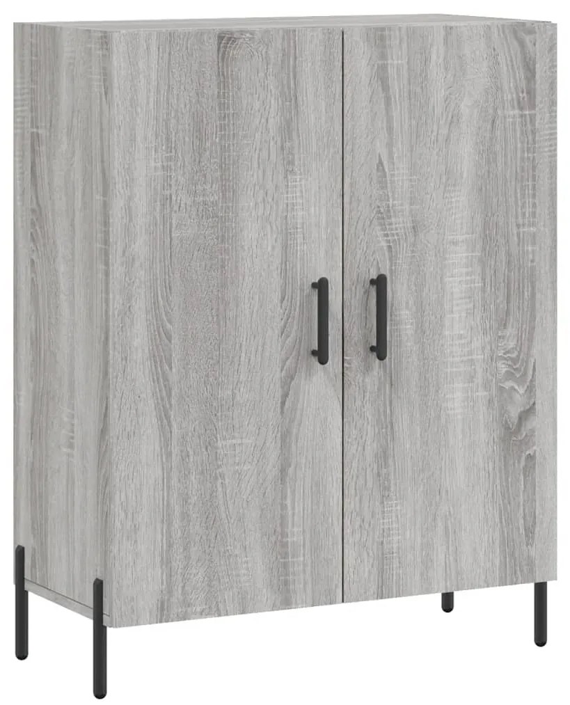 Armário alto 69,5x34x180 cm derivados de madeira sonoma cinza