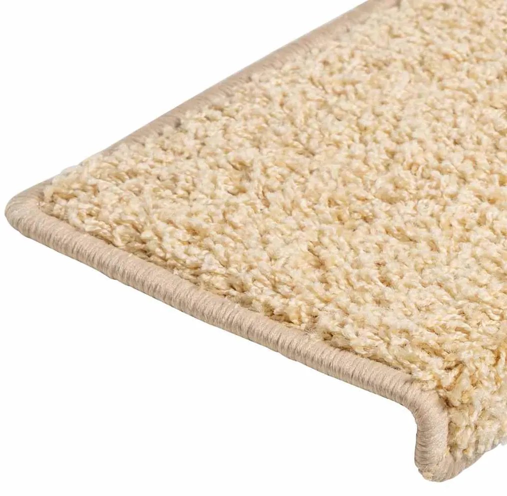 Tapetes de escadas 30 pcs 65x21x4 cm castanho