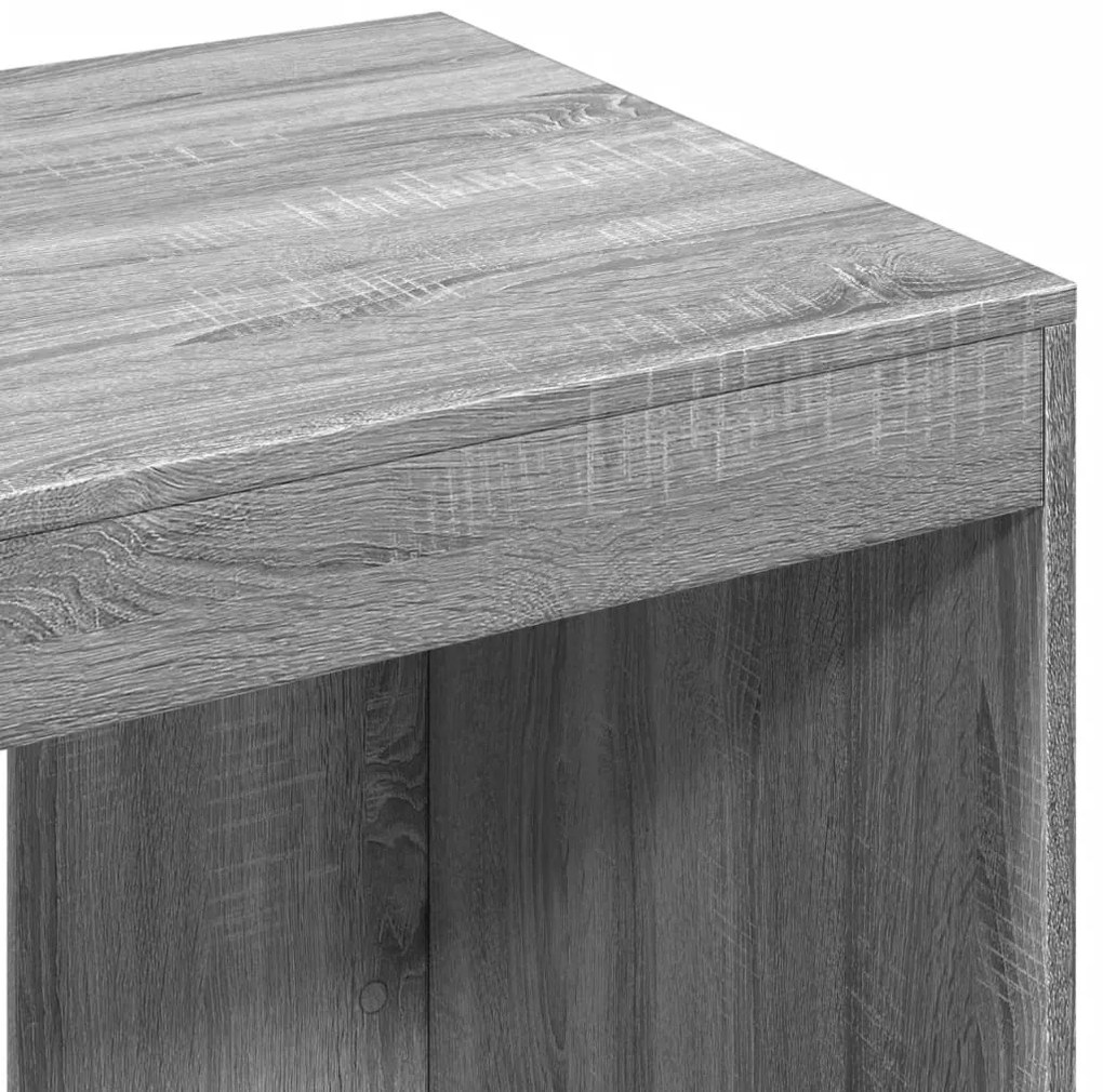 Secretária 103,5x56,5x94cm derivados de madeira cinzento sonoma